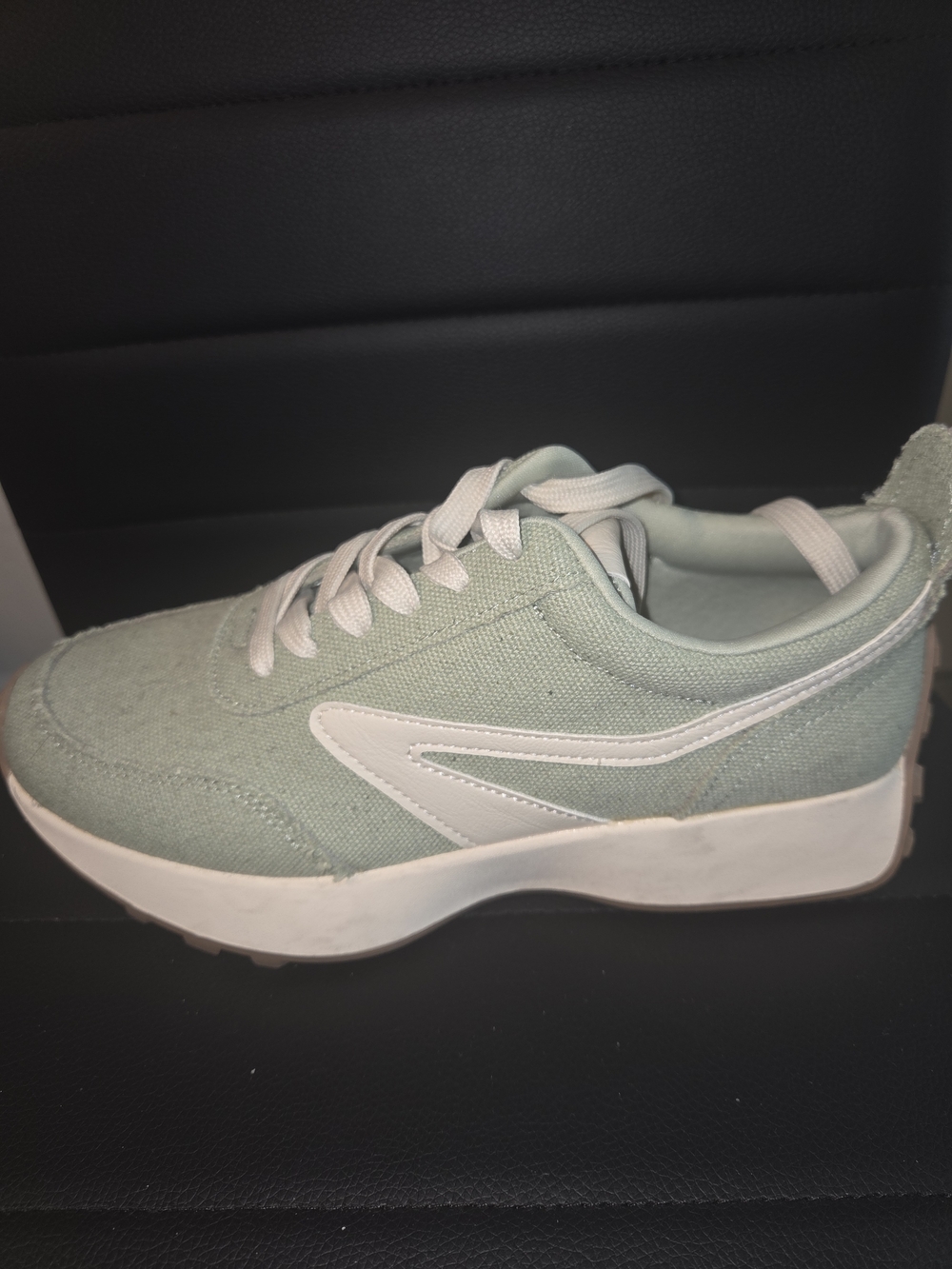 Dolce Vita Mint Green Platform Sneaker with White Accents